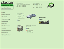 Tablet Screenshot of closter.de
